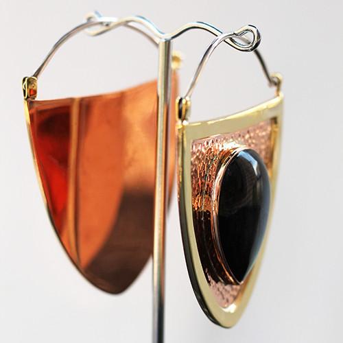 A-Yo Earrings w/ Labradorite by Oracle Body Jewelry Earrings  