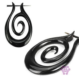 Spiral Horn Earrings Earrings  
