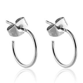 Hoop Stainless Stud Earrings Earrings 20 gauge Stainless Steel