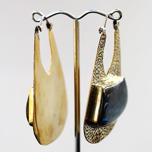 Labradorite Uptown Earrings by Oracle Body Jewelry Earrings  