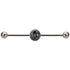 14g Sons of Anarchy Industrial Barbell Industrials 14g - 1-1/2" long (38mm) Stainless Steel