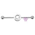 14g Star Stainless Industrial Barbell Industrials 14g - 1-1/2" long (38mm) Stainless Steel