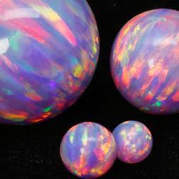 Replacement Synthetic Opal Bead Replacement Parts 4mm diameter Lavender Opal