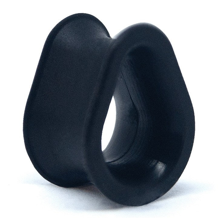 Black Hydra Eyelets by Kaos Softwear Plugs 00 gauge (9.3mm) BK - Black