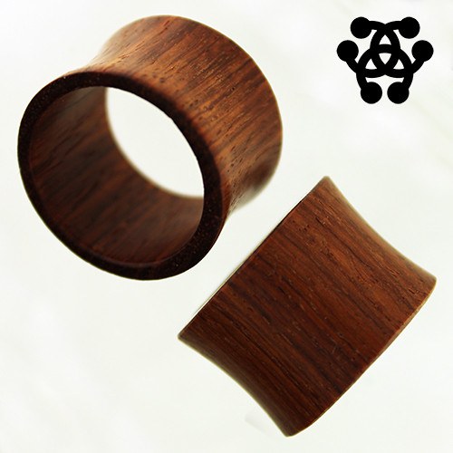 Bloodwood Tunnels by Siam Organics Plugs 7/8 inch (22mm) Bloodwood