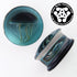 Jellyfish Plugs by Glasswear Studios Plugs 1 inch (26mm) Blue Moon on Trans Sparkle Blue