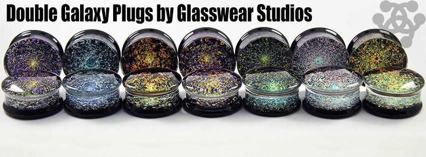 Double Galaxy Plugs by Glasswear Studios Plugs  