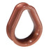Copper Hydra Eyelets by Kaos Softwear Stretched Lobes 00 gauge (9.3mm) Copper