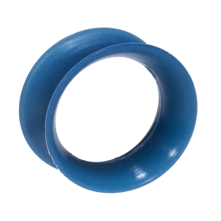 Dark Blue Skin Eyelets by Kaos Softwear Plugs 6 gauge (4.1mm) DB - Dark Blue