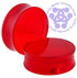 Jumbo Acrylic Plugs Plugs 1-1/8 inch (29mm) Red
