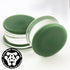Mint Double Flare Glass Plugs Stretched Lobes