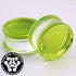 Slime Double Flare Glass Plugs Stretched Lobes