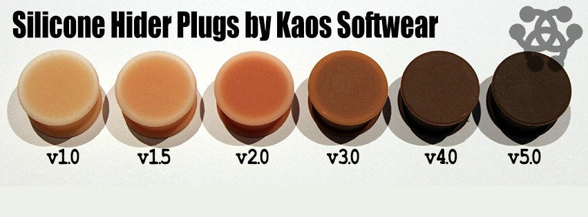 Flesh Tone Hider Plugs by Kaos Softwear Plugs  