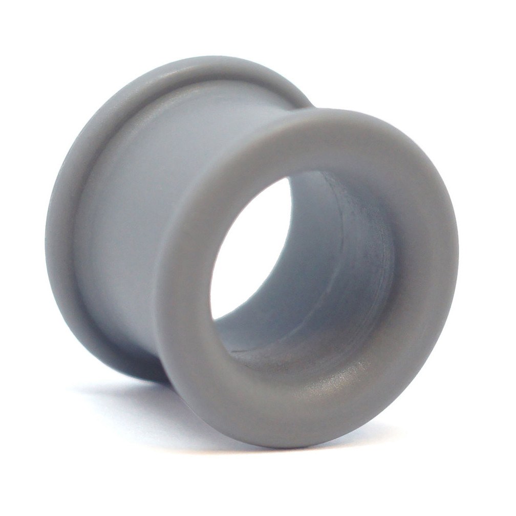 Grey Tunnels by Kaos Softwear Plugs 0 gauge (8.3mm) GY - Grey