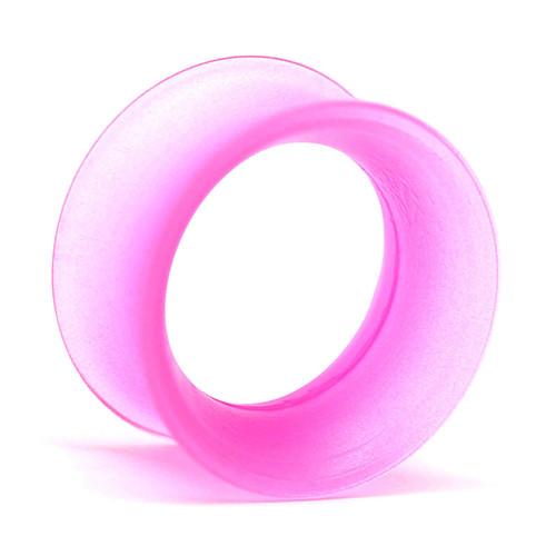 Hot Pink Skin Eyelets by Kaos Softwear Plugs 6 gauge (4.1mm) HK - Hot Pink