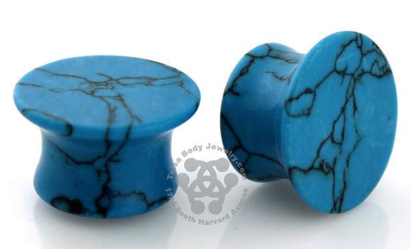 Turquoise Mayan Plugs by Oracle Body Jewelry Plugs  