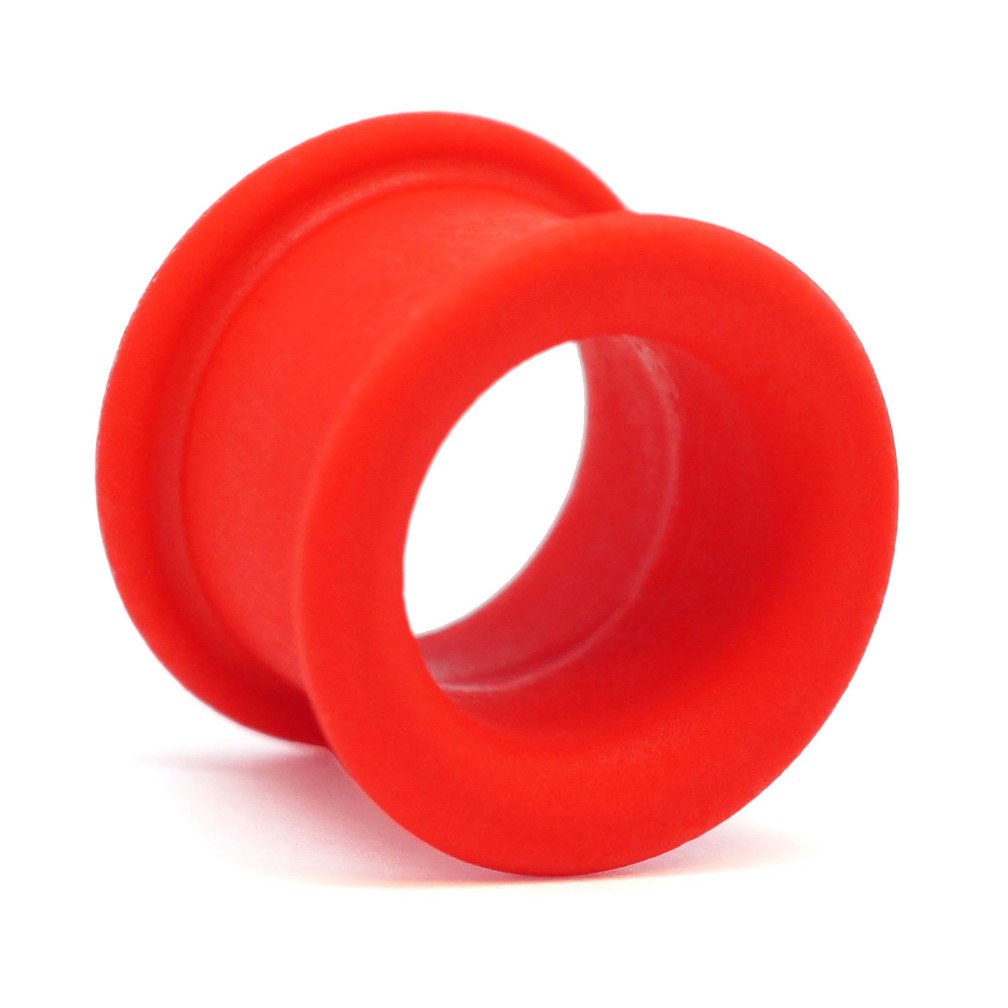 Red Tunnels by Kaos Softwear Plugs 0 gauge (8.3mm) RD - Red