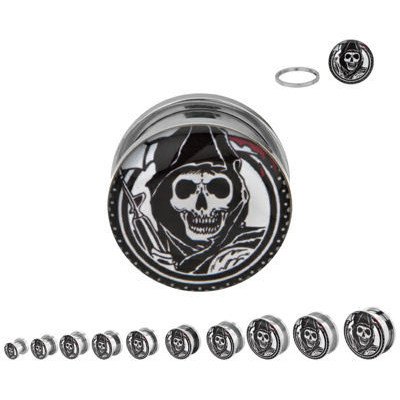Sons of Anarchy Stainless Screw-On Plugs Plugs 1/2 inch (12mm) Stainless Steel