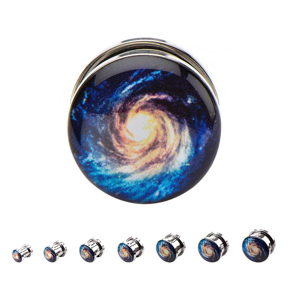 Galaxy Stainless Screw-On Plugs Plugs 7/16 inch (11mm) Stainless Steel