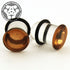 Sienna Single Flare Glass Plugs Stretched Lobes