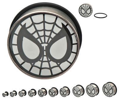 Spiderman Stainless Plugs Plugs 1/2 inch (12mm) Stainless Steel