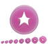 Star Cutout Silicone Tunnels Plugs  