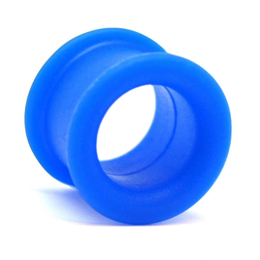 True Blue Tunnels by Kaos Softwear Plugs 0 gauge (8.3mm) BL - True Blue