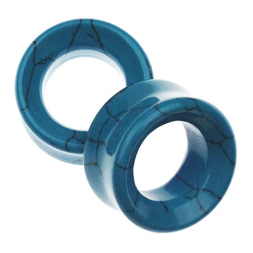 Turquoise Eyelets by Oracle Body Jewelry Plugs 00 gauge (10mm) Turquoise