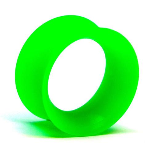 UV Green Skin Eyelets by Kaos Softwear Plugs 6 gauge (4.1mm) VG - UV Green