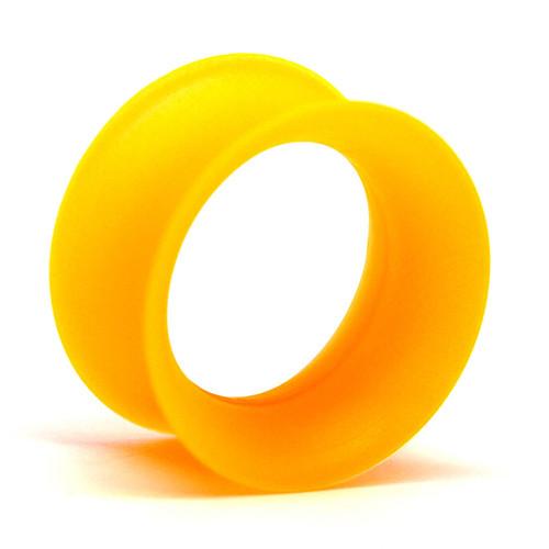 UV Orange Skin Eyelets by Kaos Softwear Plugs 6 gauge (4.1mm) VO - UV Orange