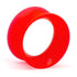 UV Red Skin Eyelets by Kaos Softwear Stretched Lobes 6 gauge (4.1mm) UV Red