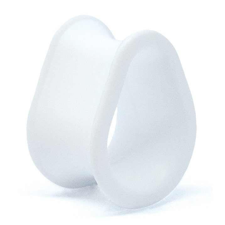White Hydra Eyelets by Kaos Softwear Plugs 00 gauge (9.3mm) WH - White