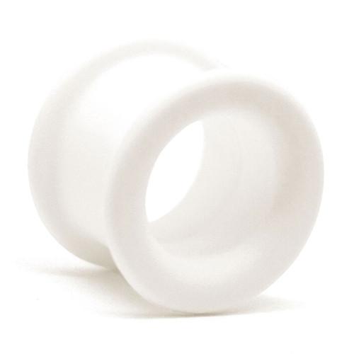 White Tunnels by Kaos Softwear Plugs 0 gauge (8.3mm) WH - White