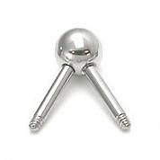 14g Stainless 45-degree 2-Way Balls (2-Pack) Replacement Parts 14g - 5mm diameter Stainless Steel