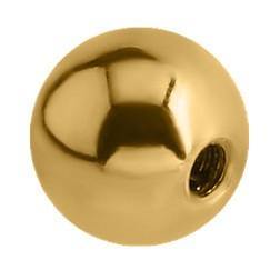 14g Gold Replacement Balls (2-Pack) Replacement Parts 14g - 3mm diameter Gold