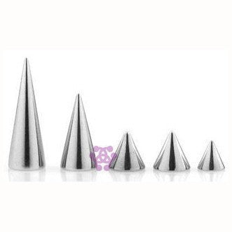 16g Stainless Replacement Cones (4-Pack) Replacement Parts 16g - 3x3mm cones Stainless Steel