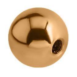 14g Rose Gold Replacement Balls (2-Pack) Replacement Parts 14g - 3mm diameter Rose Gold