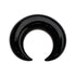 Black Septum Pincer by Glasswear Studios Pincers 12 gauge (2mm) - 5/16" diameter Black