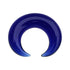 Blue Septum Pincer by Glasswear Studios Pincers 12 gauge (2mm) - 5/16" diameter Blue