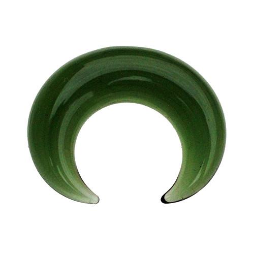 Green Septum Pincer by Glasswear Studios Pincers 12 gauge (2mm) - 5/16" diameter Green