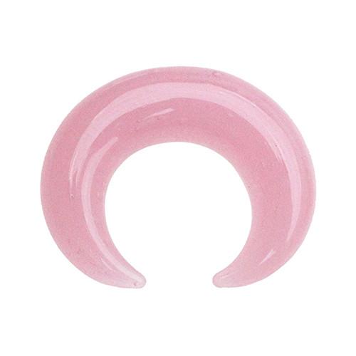 Pink Septum Pincer by Glasswear Studios Pincers 12 gauge (2mm) - 5/16" diameter Pink