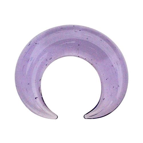 Translucent Purple Septum Pincer by Glasswear Studios Pincers 12 gauge (2mm) - 5/16" diameter Translucent Purple