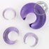 Translucent Purple Septum Pincer by Glasswear Studios Pincers  