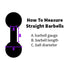 16g Titanium Straight Barbell (internal) Straight Barbells  