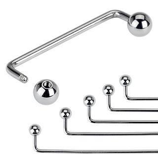 14g Stainless Surface Barbell Surface Barbell 14g - 5/8" long (16mm) - 5mm balls Stainless Steel