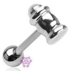 Hammer Stainless Tongue Barbell Tongue 14g - 5/8